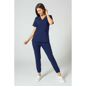 Dámský overall Lékařská souprava Sunrise Uniforms Premium (halena Joy, kalhoty Chill) námořnická modř