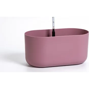 Truhlík Plastia Samozavlažovací truhlík s polovložkou Tolita růžová