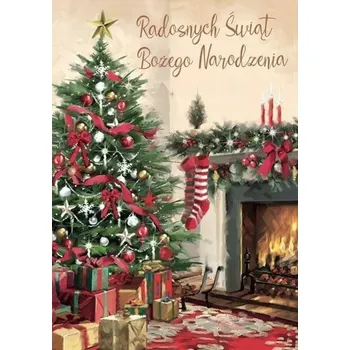 Obraz Vánoční přání 11,7 x 16,6 cm