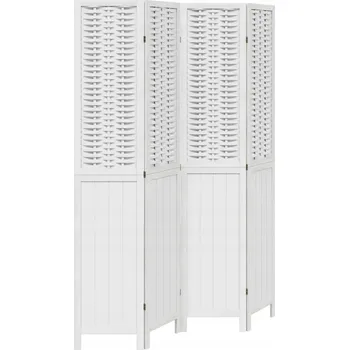 Paraván Dekorační paraván bílý - 140-145 x 200 cm