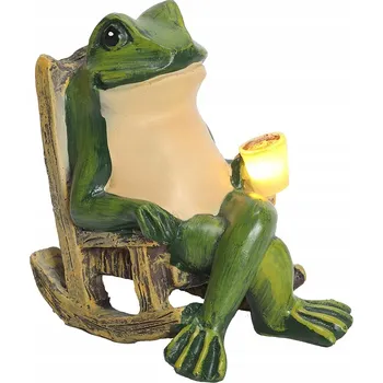 Venkovní osvětlení SOLÁRNÍ ZAHRADNÍ LAMPA FIGURKA LED VENKOVNÍ SVĚTLO ŽÁBA
