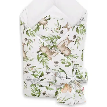 Zavinovačka Měkký Zavinovací Roh PRO MIMINKA se Zavazováním - WOODLAND