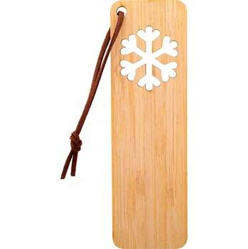 Obraz Záložka do knihy bambusová Dárek Vánoce