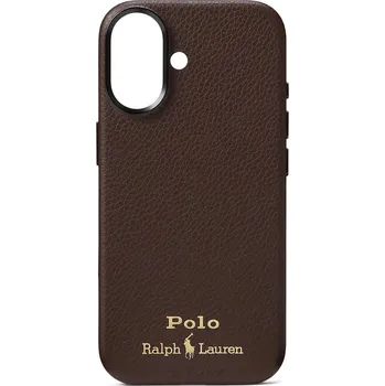 Kožený obal na telefon Polo Ralph Lauren iPhone 17 405P17553 hnědá 89X, vel. ONE SIZE