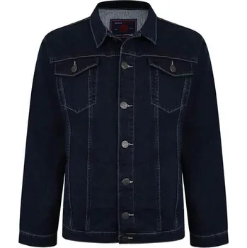 Pánský bomber Pánská velká džínová bunda Katana Kam 405 modrá barva (4XL)
