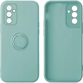 Pouzdro na mobilní telefon Zadní Kryt RCBR pro Samsung Galaxy A13 5G, A04s SILICON RING CASE, tyrkysová barva