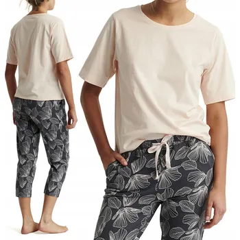 Dámské pyžamo ATLANTIC NLP-488 dámské pyžamo 3/4 jarní letní 100% BAVLNA - L