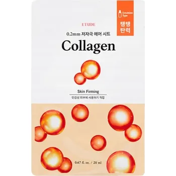 Pleťová maska ETUDE 0.2 Therapy Air Mask COLLAGEN 20 ml – Textilní maska s kolagenem