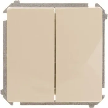 vypínač Schodišťový vypínač pod omítku Kontakt-simon béžové odstíny BMW6/2.01/12
