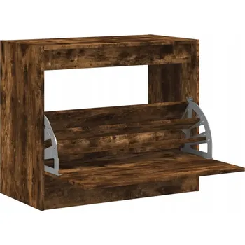 Botník Botník 80 x 42 x 69 cm, kouřový dub, materiál na bázi dřeva