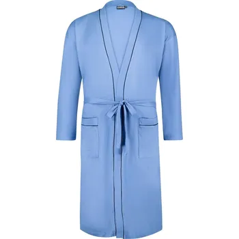 Pánský župan Velký pánský bavlněný župan Adamo 119264-320 modrý (9XL)