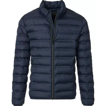 Pánská bunda Velká pánská prošívaná bunda s stojáčkem Redmond 105-100 tmavě modrá (4XL)