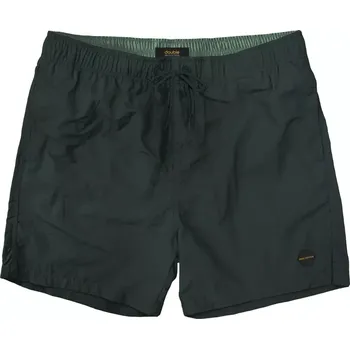Pánské plavky Velké pánské plavky jednobarevné plážové šortky Double MTS-8006 tmavě zelené (4XL)