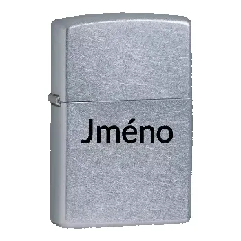 Zippo - 20051 - Zippo zapalovač Street Chrome se jménem