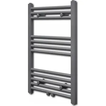 Radiátor Koupelnový radiátor šedý 500 x 764 mm, 12 trubek, výkon 293 W