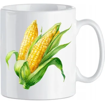 Keramický hrnek Kukuřice Kukuřičný Klas Módní potisk zeleniny