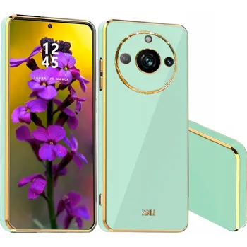 Pouzdro na mobilní telefon Zadní Kryt RCBR pro Realme 11 Pro 5G / 11 Pro plus GLAMOUR COLOR CASE tyrkysová