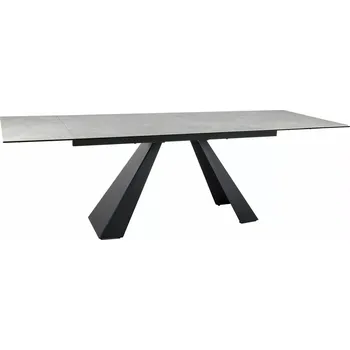 Jídelní stůl Jídelní rozkládací stůl Salvadore 160/240 cm keramika černý/béžový