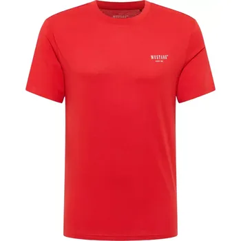 Pánské tričko Velké pánské tričko s krátkým rukávem s nápisem Mustang 1016857-7270 červené (4XL)