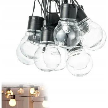 Venkovní osvětlení SOLÁRNÍ ZAHRADNÍ GIRLANDA SVĚTÝLKA SOLÁRNÍ ŽÁROVKY 20 LED ŘETĚZ