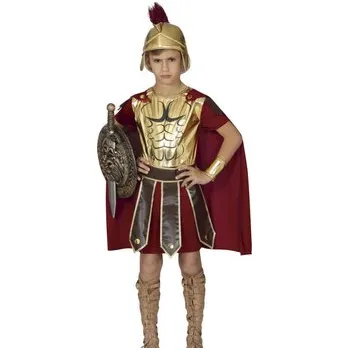 Karnevalový kostým Dětský kostým Centurion gladiátor rytíř zlatý 129-144cm