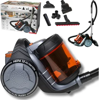 Vysavač Bezsáčkový Vysavač Adler AD 7065 700W stříbrný