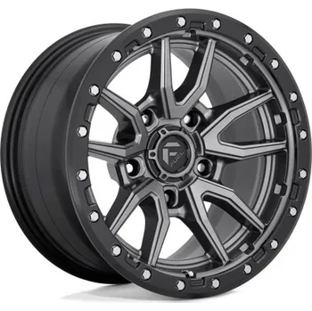 Alu kolo FUEL Alu Kola Fuel D680 Rebel 12x22 6x139.7 ET-44 Matte Gun Metal Black Bead Ring 106.1