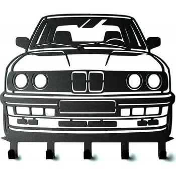 Věšák Věšák na klíče BMW E28 VELKÝ 25cm Černý Dárek Gadget Tuning