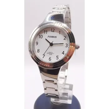 Hodinky Foibos Dámské čitelné šperkové stříbrné hodinky Foibos CK3553.1 (Foibos Dámské čitelné šperkové stříbrné hodinky Foibos CK3553.1)