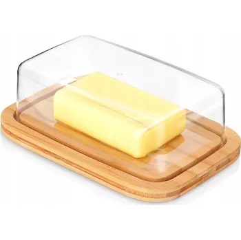 Máslenka Máslenka Cookini dřevěná béžová