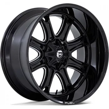Alu kolo FUEL Alu kola Fuel Darkstar 12x24 8x165.1 ET-44 Gloss Black Milled 125.1