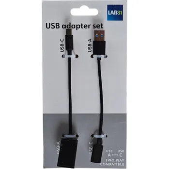 Datový kabel Sada adaptérů USB: USB-A na USB-C + USB-C na USB-A