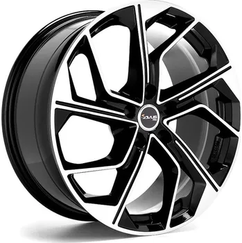 Alu kolo AVUS Alu Kola Avus Ac-522 8.5x19 5x120 ET50 Black Polished 65.1
