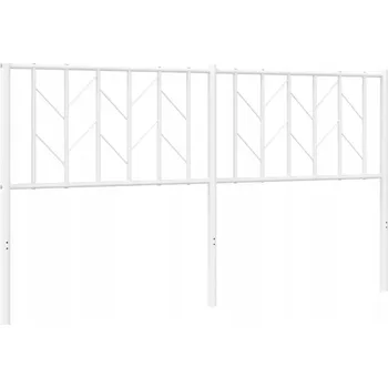 Ocelové Čelo Postele 166x90 cm, bílé