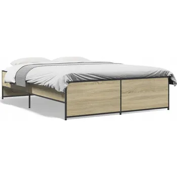Postel Rám postele dub sonoma 203x123x40,5 cm