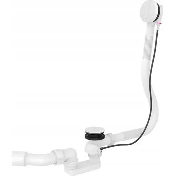 Sifon Automatický vanový sifon s přepadem, bílý ROCA A50640460A