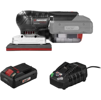 vibrační bruska PARKSIDE PERFORMANCE® Aku vibrační bruska PAMSP 20-Li A2, Smart 4 Ah