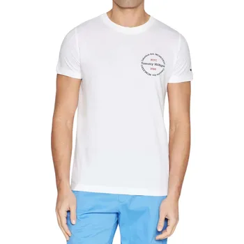Pánské tričko Pánské tričko Tommy Hilfiger MW0MW34390 YBH White Velikost: XL