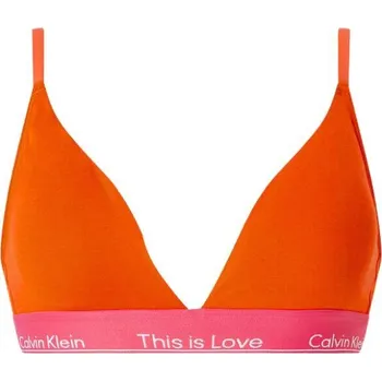 Podprsenka Dámská sportovní podprsenka Calvin Klein 000QF7282E XAQ CHERRY TOMATO Velikost: XS