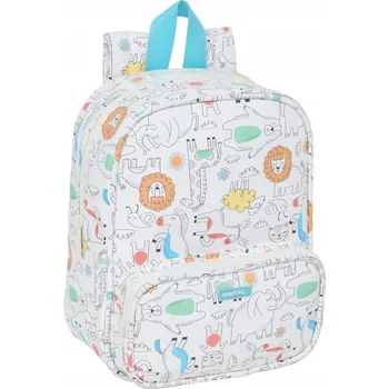 Školní batoh Školní batoh jednokomorový Safta, odstíny hnědé a béžové