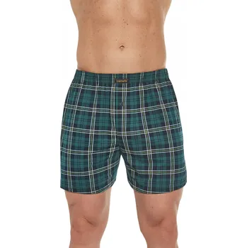 Boxerky CORNETTE Pánské boxerky COMFORT 008/245 Zelené 4XL