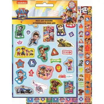 samolepka Klasické Samolepky Tlapková patrola GIM 600 ks