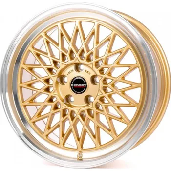 Alu kolo BORBET Alu kola BORBET B 8.5x19 5x114.3 ET40 Gold Rim Polished 72.5
