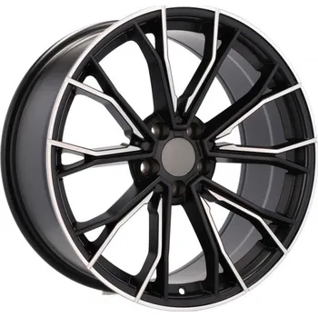 Alu kolo RACING LINE Alu Kola Racing Line A5385 9.5X19 5X112 ET38 Blhm - Black Half Mat 66.6