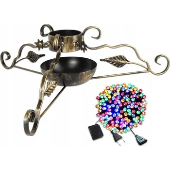 Vánoční dekorace Stojan na vánoční stromek SADA444 světýlka 300LED