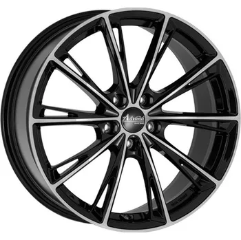 Alu kolo ADVANTI RACING Alu Kola Advanti Racing Predator Black (Adv16) 8X18 5X108 ET45 Black / Polished 67,1