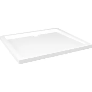 Sprchová vanička Sprchová vanička 80 x 90 x 4 cm, bílá, ABS vyztužená skelným vláknem