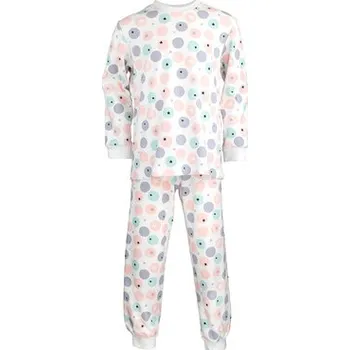 Dívčí pyžamo Pleas Dívčí dlouhé pyžamo bílá 128 (183791-100-128)