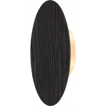 Nástěnné svítidlo Nástěnná LED lampa s možností nabíjení a dálkovým ovládáním Ø 18 cm ČERNÁ