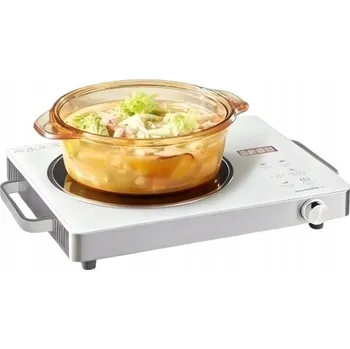 Vařič Vařič 2200W Jednoplotýnkový - Mikrokrystalická Varná Deska Snadno se Čistí